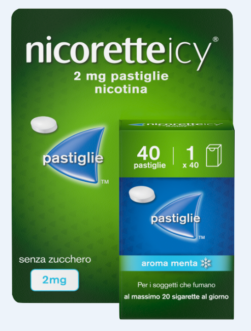 NICORETTEICY*40PAST 2MG - Farmacia Murachelli Di Putelli dr. Giovanni