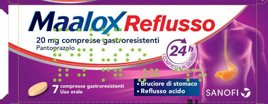 MAALOX REFLUSSO*7CPR 20MG - Farmacia Murachelli Di Putelli dr. Giovanni