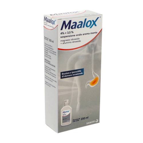 MAALOX*OS SOSP 250ML 4%+3,5% - Farmacia Murachelli Di Putelli dr. Giovanni