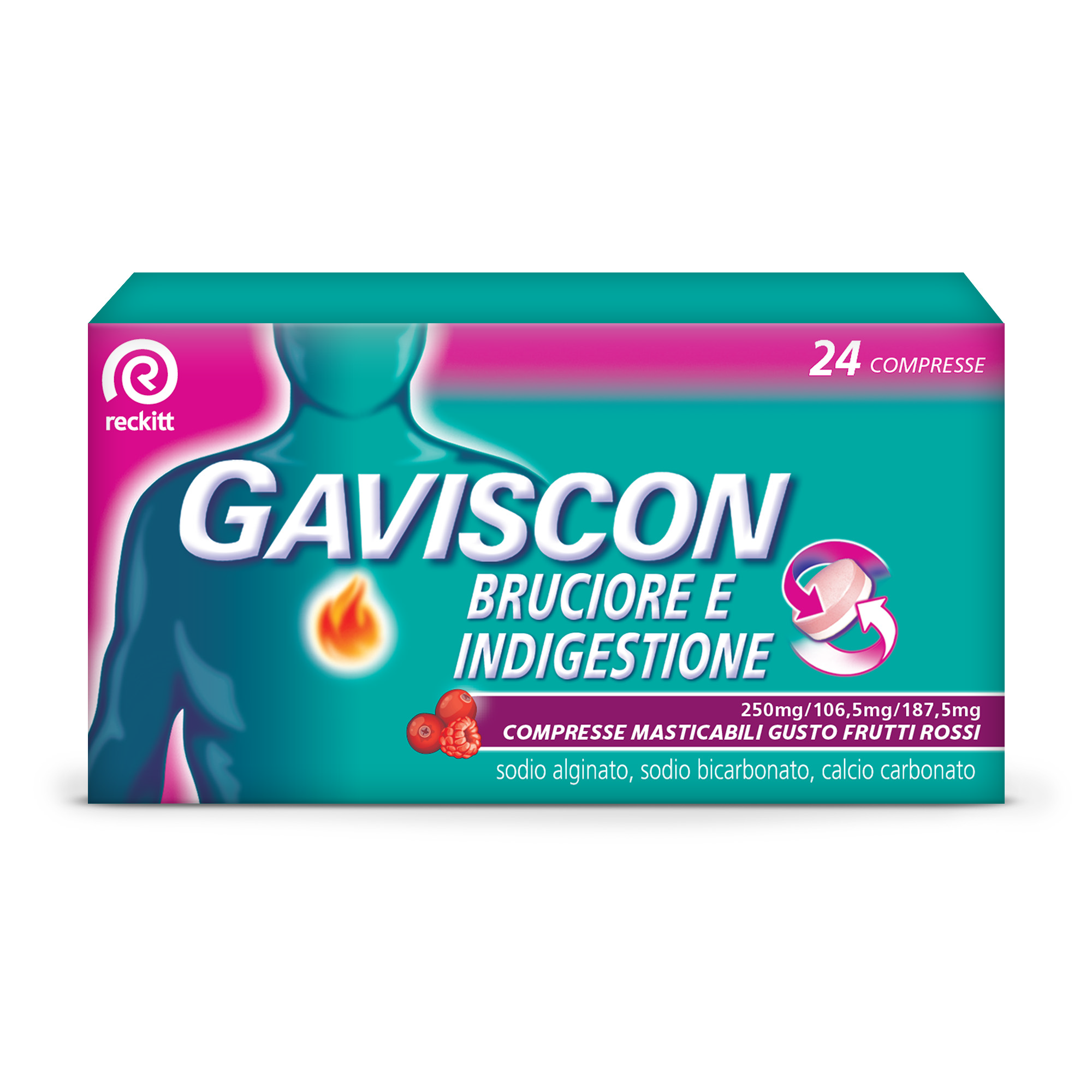 GAVISCON BRUCIORE IND*24CPR FR - Farmacia Murachelli Di Putelli dr. Giovanni