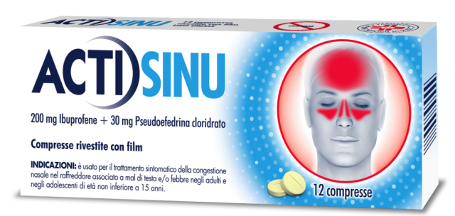 ACTISINU*12CPR 200MG+30MG - Farmacia Murachelli Di Putelli dr. Giovanni