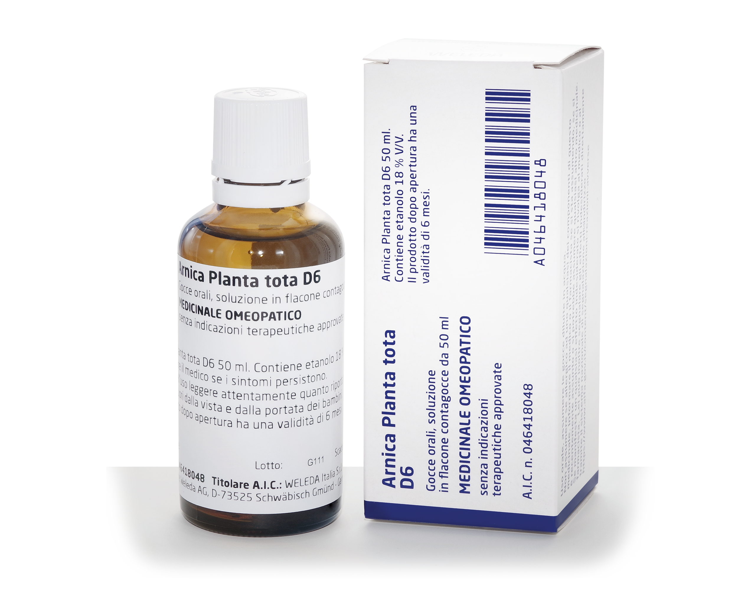 ARNICA PLANTA TOTA*D6 GTT 50ML - Farmacia Murachelli Di Putelli dr. Giovanni