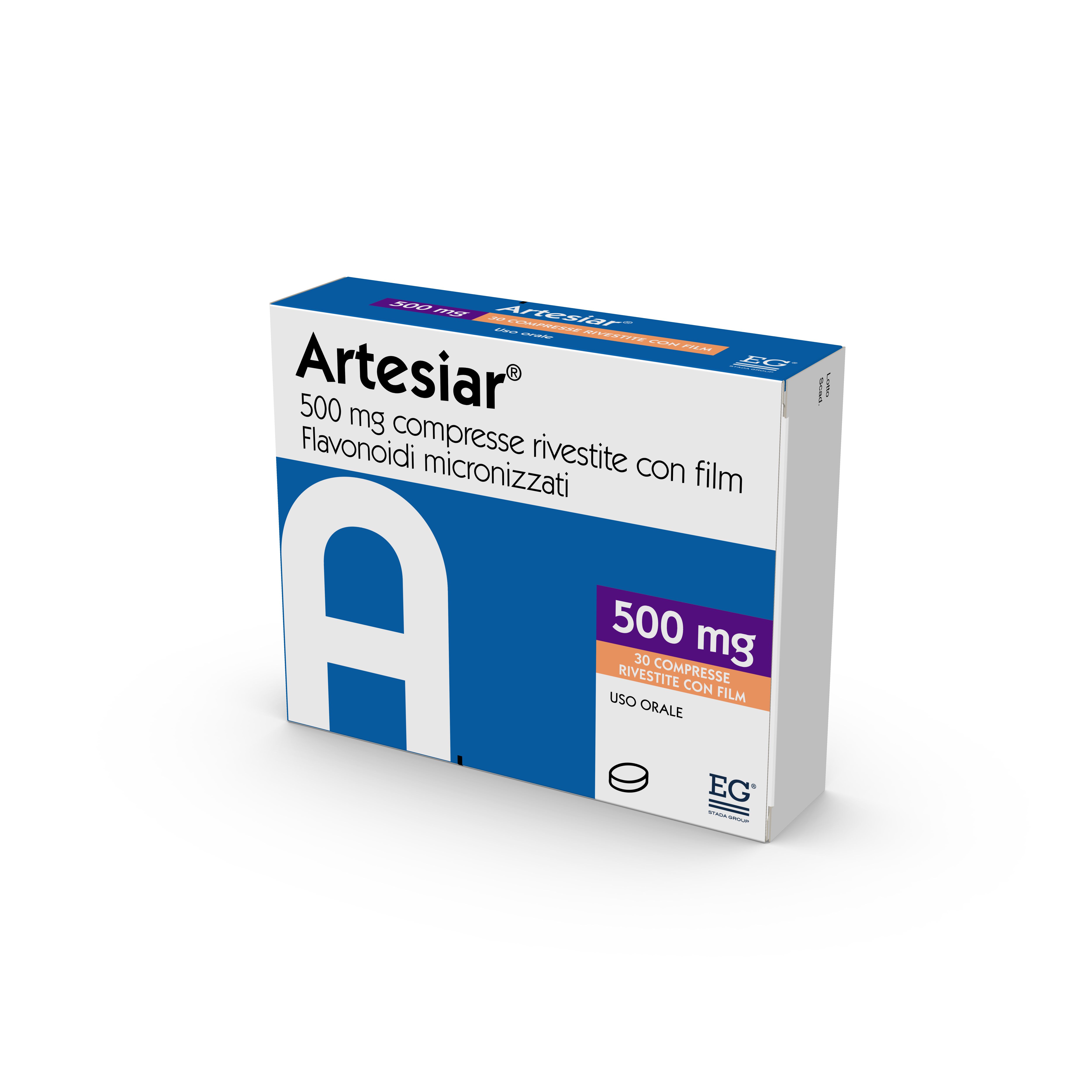 ARTESIAR*30CPR RIV 500MG - Farmacia Murachelli Di Putelli dr. Giovanni