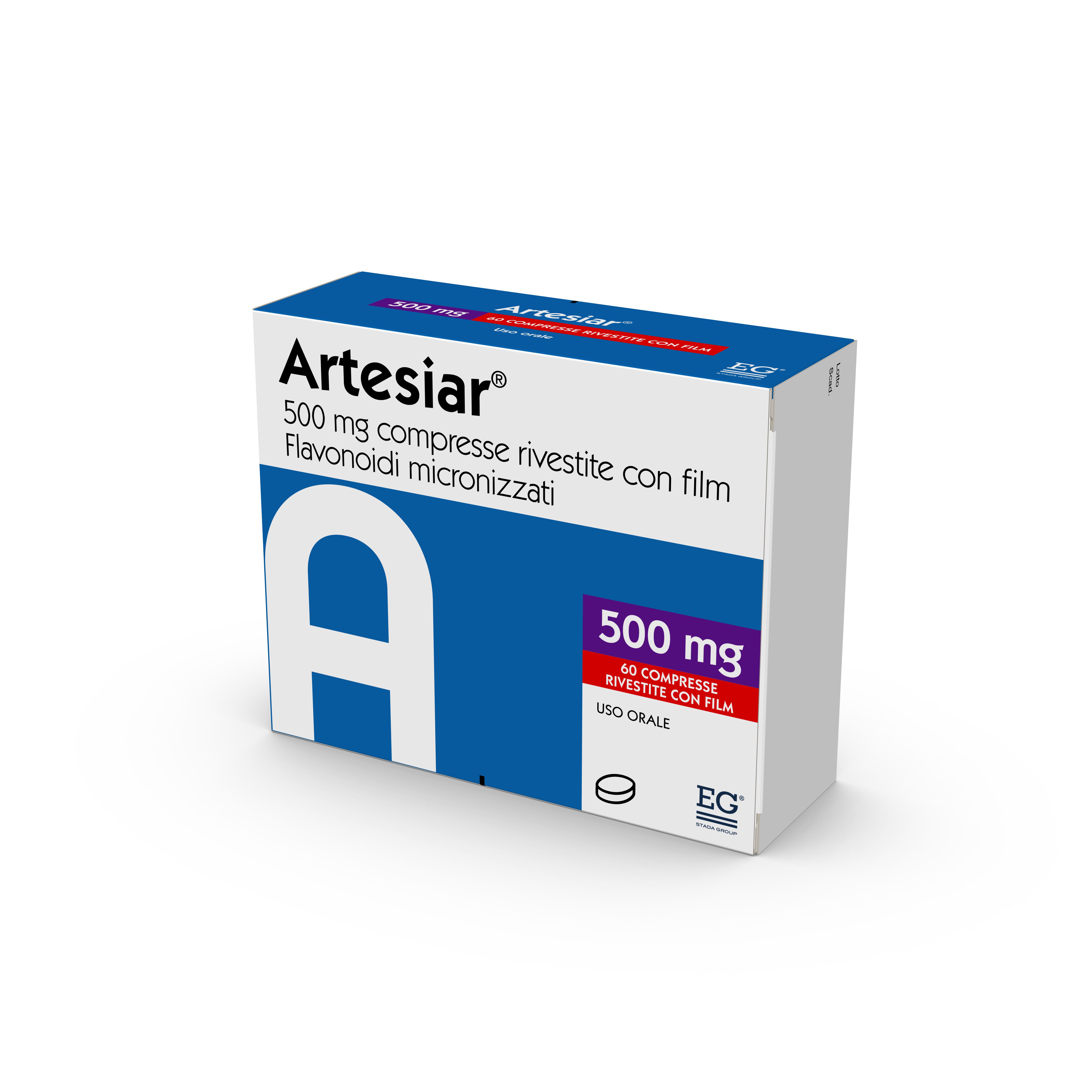 ARTESIAR*60CPR RIV 500MG - Farmacia Murachelli Di Putelli dr. Giovanni