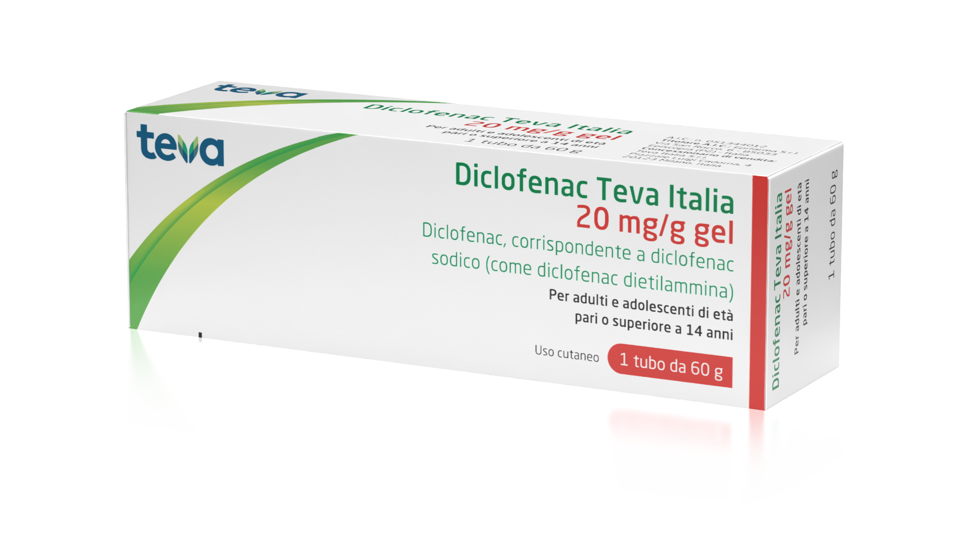 DICLOFENAC TE*GEL 60G 20MG/G - Farmacia Murachelli Di Putelli dr. Giovanni
