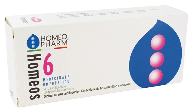 HOMEOS 6 GLOBULI 15 TUBI - Farmacia Murachelli Di Putelli dr. Giovanni