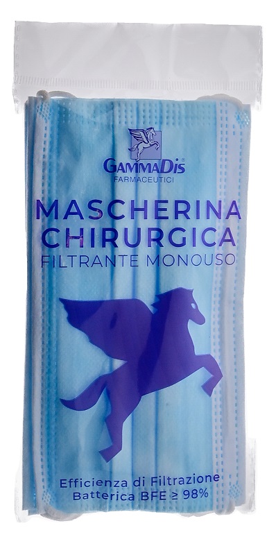 MASCHERINA CHIRURGICA 3 PEZZI GAMMADIS - Farmacia Murachelli Di Putelli dr. Giovanni