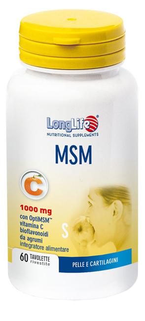 LONGLIFE MSM 1000 MG 60 TAVOLETTE - Farmacia Murachelli Di Putelli dr. Giovanni