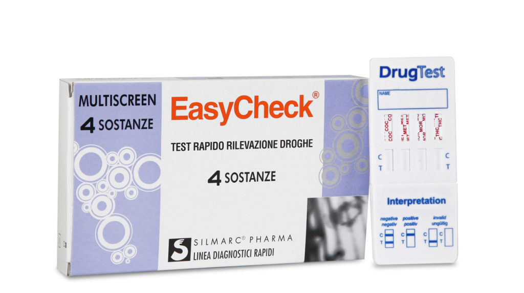TEST RAPIDO SINGOLO O MULTIPLO PER RIVELAZIONE USO DI DROGHE STRIP EASYCHECK 4 SOSTANZE C - Farmacia Murachelli Di Putelli dr. Giovanni