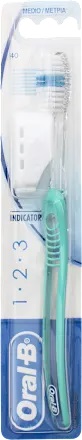 ORALB 123 INDICATOR SPAZZOLINO MANUALE SETOLE 35 MEDIE - Farmacia Murachelli Di Putelli dr. Giovanni