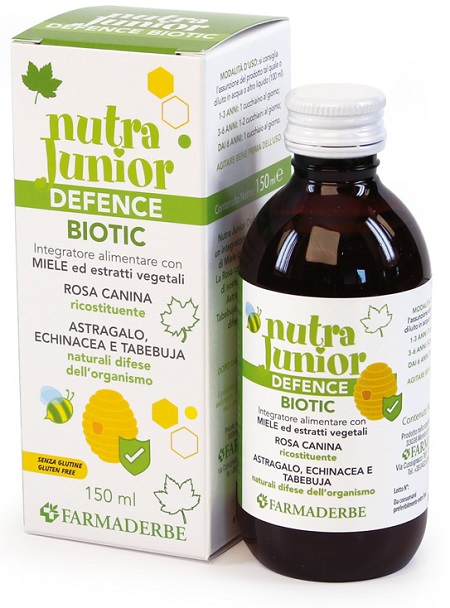 NUTRA JUNIOR DEFENCE BIOTIC 150 ML - Farmacia Murachelli Di Putelli dr. Giovanni
