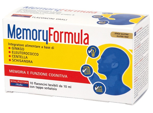 MEMORY FORMULA 10 FLACONCINI 10 ML - Farmacia Murachelli Di Putelli dr. Giovanni
