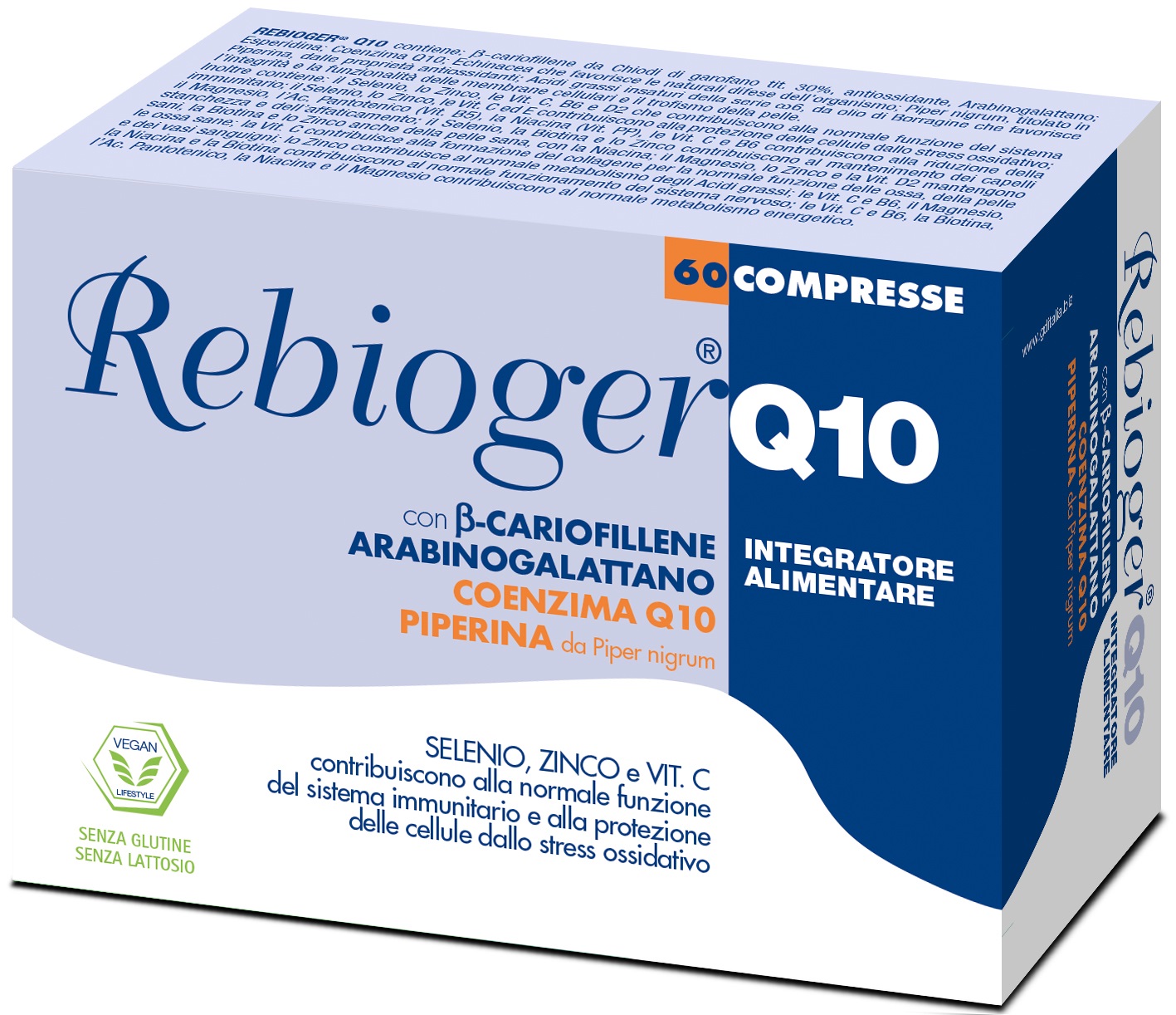 REBIOGER Q10 60 COMPRESSE - Farmacia Murachelli Di Putelli dr. Giovanni