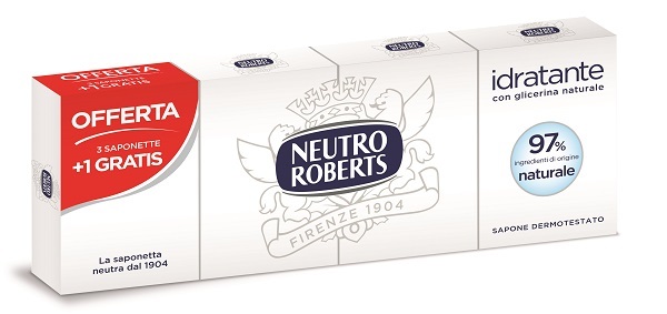 NEUTRO ROBERTS SAPONE SOLIDO 4 PEZZI 100 G - Farmacia Murachelli Di Putelli dr. Giovanni