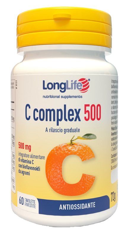 LONGLIFE C COMPLEX 500 TIME RELEASED 60 TAVOLETTE RIVESTITE - Farmacia Murachelli Di Putelli dr. Giovanni
