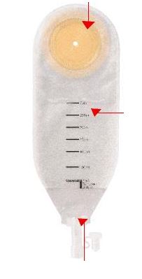 SACCA PER DRENAGGIO DELLE FERITE COLOPLAST CAPACITA' MAXI 500ML 20 PEZZI ARTICOLO 2250 - Farmacia Murachelli Di Putelli dr. Giovanni