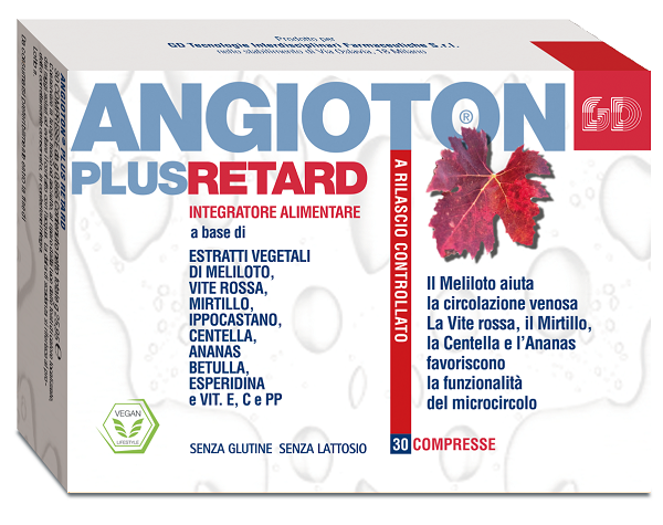 ANGIOTON PLUS RETARD 30 COMPRESSE - Farmacia Murachelli Di Putelli dr. Giovanni