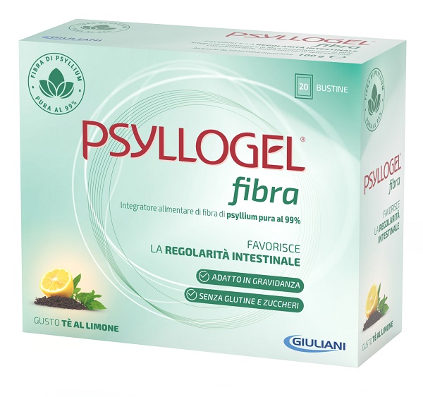 PSYLLOGEL FIBRA TE LIMONE 20 BUSTINE - Farmacia Murachelli Di Putelli dr. Giovanni