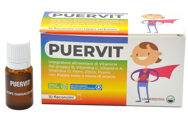 PUERVIT 10 FLACONCINI 10 ML - Farmacia Murachelli Di Putelli dr. Giovanni