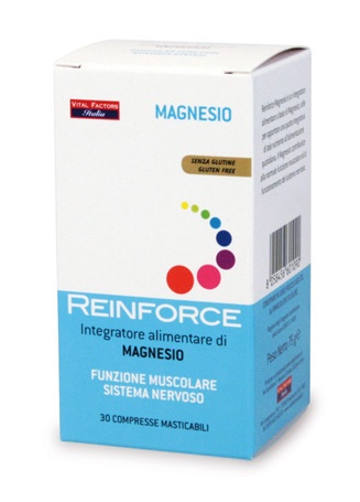 REINFORCE MAGNESIO 30 COMPRESSE MASTICABILI - Farmacia Murachelli Di Putelli dr. Giovanni