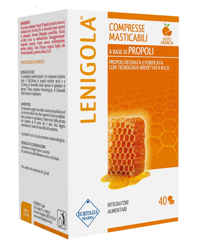 LENIGOLA COMPRESSE MASTICABILI ARANCIA 40 COMPRESSE - Farmacia Murachelli Di Putelli dr. Giovanni
