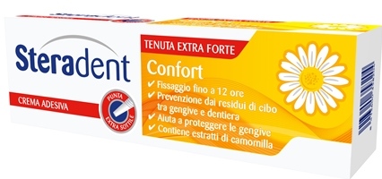 STERADENT COMFORT CREMA ADESIVA CON CAMOMILLA TUBO 40 G - Farmacia Murachelli Di Putelli dr. Giovanni