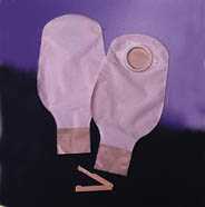 SACCA A FONDO APERTO OPACA CON PELLICOLA DI RIVESTIMENTO DISPOSITIVO DUE PEZZI CON SISTEMA DI AGGANCIO ATRAUMATICO SENZA VELCRO CONSECURA 35MM 10 PEZZI - Farmacia Murachelli Di Putelli dr. Giovanni