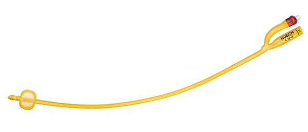 CATETERE FOLEY A MEDIA PERMANENZA  RUSCH GOLD PLUS A 2 VIE IN SILKOLATEX LATTICE-SILICONE PER ADULTO CH16 LUNGHEZZA 40 CM PUNTA CILINDRICA A 2 FORI PALLONCINO 30-50 ML 1 PEZZO - Farmacia Murachelli Di Putelli dr. Giovanni