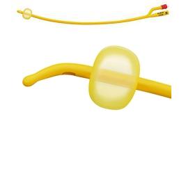CATETERE FOLEY A MEDIA PERMANENZA  RUSCH GOLD PLUS A 2 VIE IN SILKOLATEX LATTICE-SILICONE PER ADULTO CH18 LUNGHEZZA 40 CM PUNTA TIEMANN A 1 FORI PALLONCINO 5-15 ML 1 PEZZO - Farmacia Murachelli Di Putelli dr. Giovanni