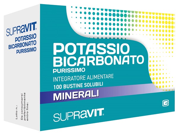 SUPRAVIT POTASSIO BICARBONATO PURISSIMO 100 BUSTINE - Farmacia Murachelli Di Putelli dr. Giovanni