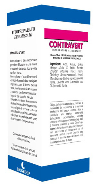 CONTRAVERT 50 ML SOLUZIONE IDROALCOLICA - Farmacia Murachelli Di Putelli dr. Giovanni