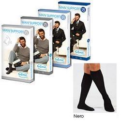 MAN SUPPORT 18 COTONE GAMBALETTO 18 NERO 3 - Farmacia Murachelli Di Putelli dr. Giovanni