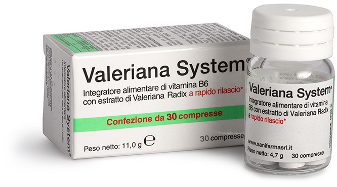 VALERIANA SYSTEM 30 COMPRESSE - Farmacia Murachelli Di Putelli dr. Giovanni