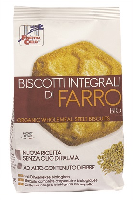 FSC BISCOTTI INTEGRALI DI FARRO BIOA AD ALTO CONTENUTO DI FIBRE CON OLIO DI GIRASOLE SENZA OLIO DI PALMA 400 G - Farmacia Murachelli Di Putelli dr. Giovanni