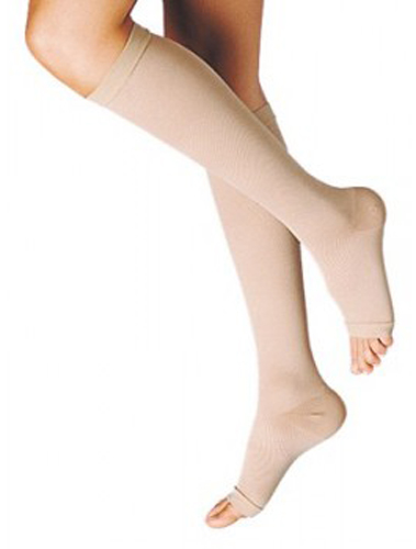 GAMBALETTO TERAPEUTICO DUALSAN A COMPRESSIONE DECRESCENTE KKL1 PUNTA APERTA BEIGE UNISEX 4 1 PAIO - Farmacia Murachelli Di Putelli dr. Giovanni