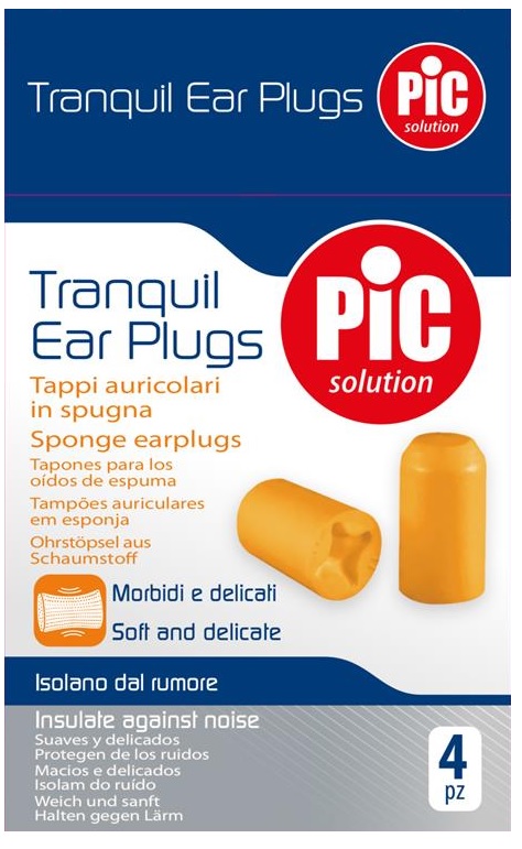 TAPPI AURICOLARI TRANQUIL IN SPUGNA 4 PEZZI - Farmacia Murachelli Di Putelli dr. Giovanni