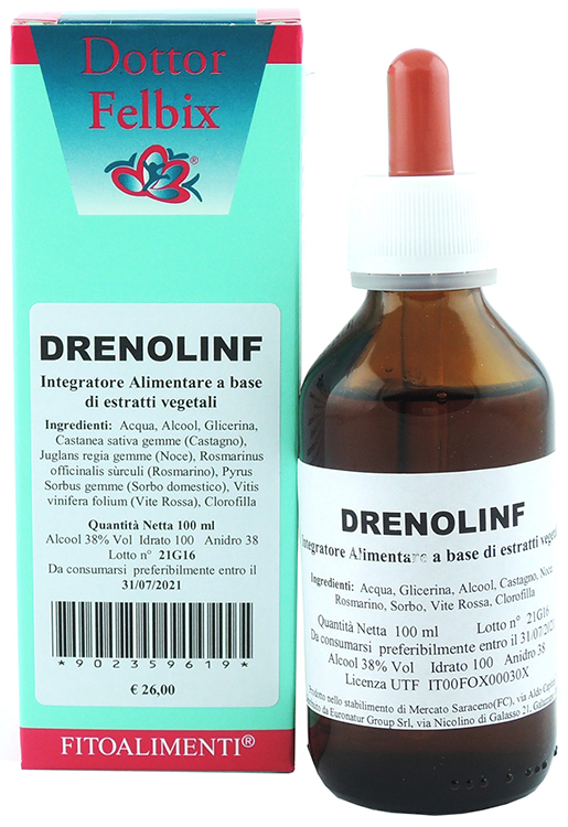 DRENOLINF GOCCE 100 ML - Farmacia Murachelli Di Putelli dr. Giovanni