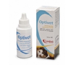 OPTIVET DETERGENTE PER OCCHI PER CANI E GATTI FLACONE 50 ML - Farmacia Murachelli Di Putelli dr. Giovanni