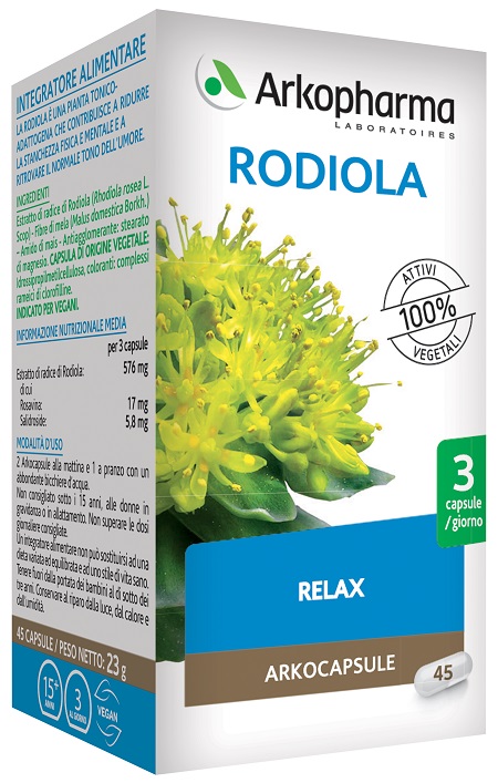 ARKO CAPSULE RODIOLA 45 CAPSULE - Farmacia Murachelli Di Putelli dr. Giovanni