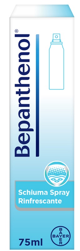 SCHIUMA SPRAY RINFRESCANTE BEPANTHENOL 75ML - Farmacia Murachelli Di Putelli dr. Giovanni