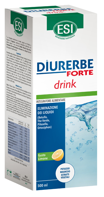 ESI DIURERBE FORTE DRINK LIMONE 500 ML - Farmacia Murachelli Di Putelli dr. Giovanni