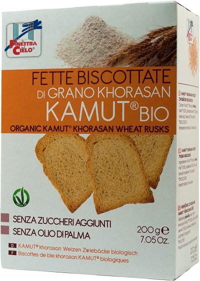 FSC FETTE BISCOTTATE DI KAMUT BIO SENZA ZUCCHERI AGGIUNTI CON OLIO DI GIRASOLE SENZA OLIO DI PALMA 200 G - Farmacia Murachelli Di Putelli dr. Giovanni