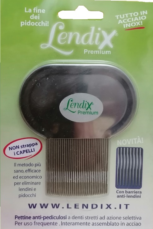 LENDIX PETTINE PREMIUM ANTIPIDOCCHI IN ACCIAIO - Farmacia Murachelli Di Putelli dr. Giovanni