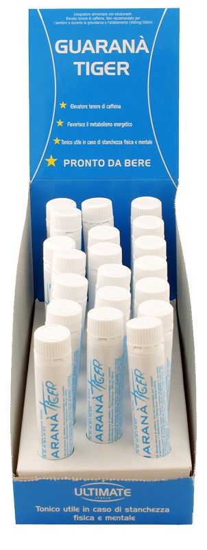 ULTIMATE GUARANA TIGER 20 FLACONCINI 25 ML - Farmacia Murachelli Di Putelli dr. Giovanni