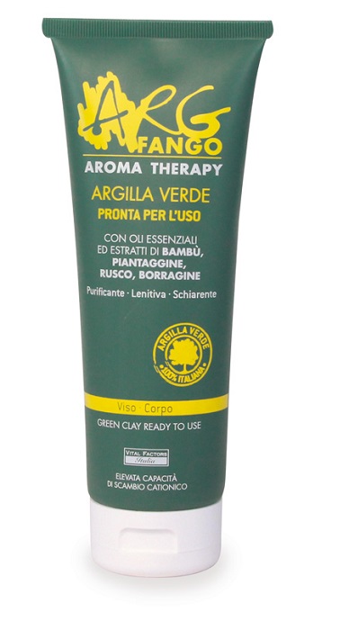ARGFANGO AROMA THERAPY ARGILLA VERDE PRONTA PER L'USO PER VISO E CORPO 250 ML - Farmacia Murachelli Di Putelli dr. Giovanni