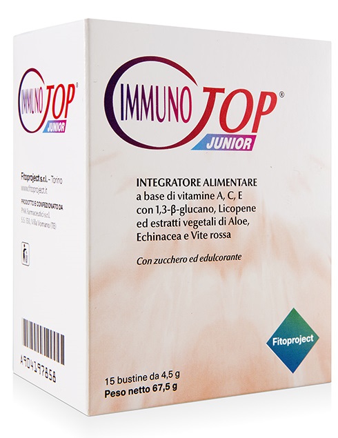 IMMUNOTOP JUNIOR 15 BUSTINE DA 4,5 G - Farmacia Murachelli Di Putelli dr. Giovanni