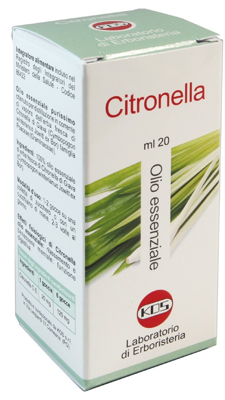 CITRONELLA OLIO ESSENZIALE 20 ML - Farmacia Murachelli Di Putelli dr. Giovanni