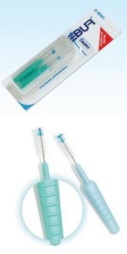 EBUR SCOVOLINO FINE CON MANICO IN ASTUCCIO TASCABILE 5 PEZZI - Farmacia Murachelli Di Putelli dr. Giovanni