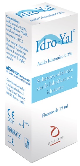 IDRO-YAL SOLUZIONE OFTALMICA LUBRIFICANTE IDRATANTE ACITO IALURONICO 0,2% 15 ML - Farmacia Murachelli Di Putelli dr. Giovanni