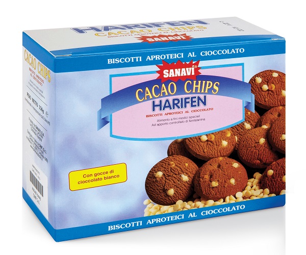 HARIFEN CHIPS CACAO BIANCO 150 G - Farmacia Murachelli Di Putelli dr. Giovanni